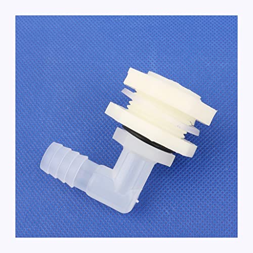 UGUGU 1 Set 1/2 Zoll ABS-Winkelstück for Wassertanks zur Aquarien- und Gartenbewässerung – langlebige 90-Grad-Adapter-Rohrverschraubung(19.5mm) von UGUGU