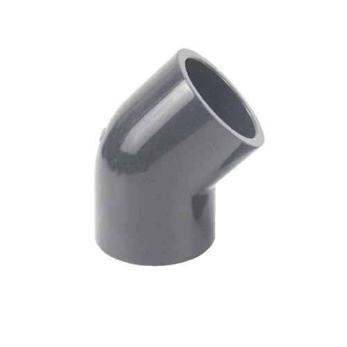 UGUGU 1 Stück 45-Grad-PVC-Winkelstück for Aquarien- und Gartenwasserleitungen – langlebige UPVC-Schlauchverschraubung(20mm) von UGUGU