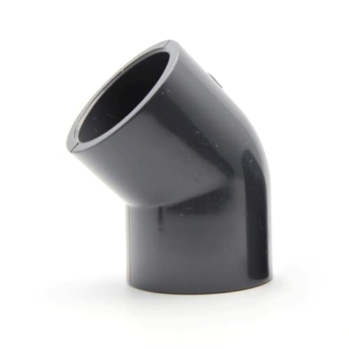 UGUGU 1 Stück PVC-Rohrverbinder mit 45-Grad-Winkelstück for Gartenbewässerungssystem – UPVC-Verbindung for Aquarien und Landschaftsbau(40mm) von UGUGU