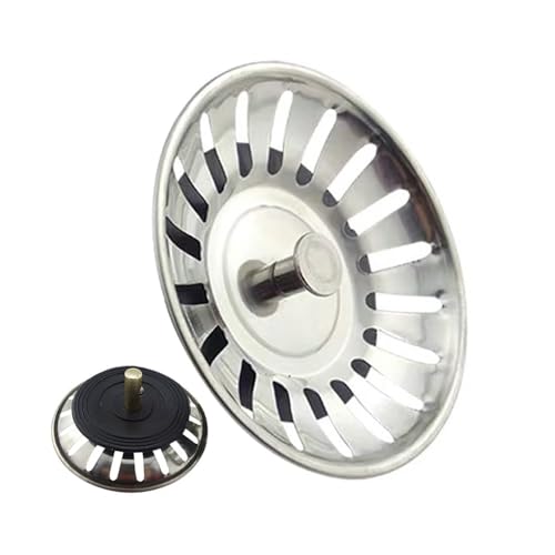 Allgemeine Waschbecken. Abflussstopfen for Küchenspüle, Sieb, Abfallstopfen, Filter, Silikonkautschuk, 79 mm, 5 Stück(2PCS) von UGZPWQLNX