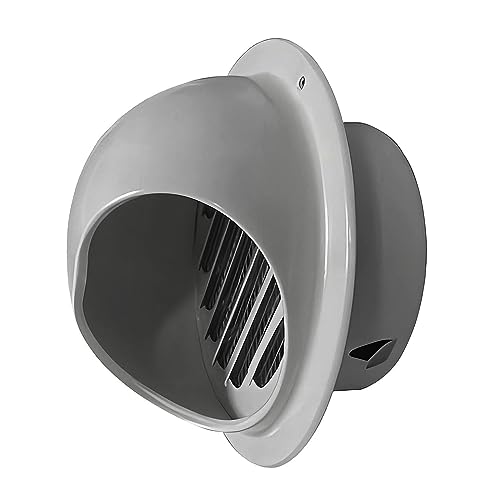 Anti-Mücken-Netz-Lüftungsabdeckung, Badezimmer Küche Dunstabzugshauben Belüftung Wäschetrockner Ersatz Vents(Light grey,180mm) von UGZPWQLNX