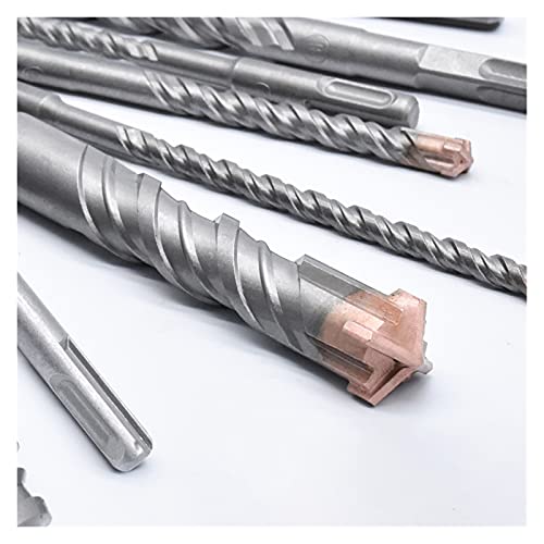 Die Diamantgruppe, SDS-Plus Kreuz-Hammerbohrer mit rundem oder quadratischem Schaft 6-32 mm x 110-350 mm for Beton(Round,25x350mm) von UGZPWQLNX