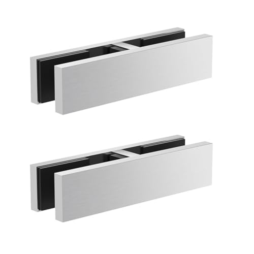 Edelstahl aus Glas, 304 Edelstahl Glas Klemme for 0,39 ''-0,47'' Glas 4 Pcs F Klemme(2 Pcs,180 Degree) von UGZPWQLNX