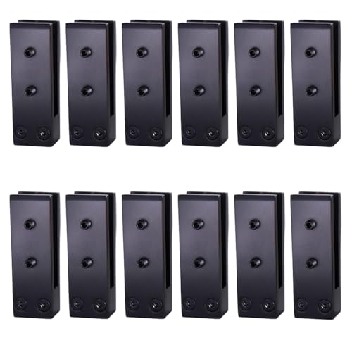 Edelstahl aus Glas, 304 Edelstahl Glasgeländer Pfostenklemmen Mehrere Größen(12 pieces) von UGZPWQLNX