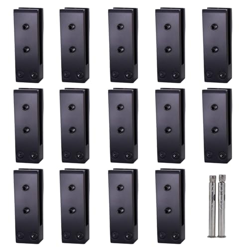Edelstahl aus Glas, 304 Edelstahl Glasgeländer Pfostenklemmen Mehrere Größen(14 pieces) von UGZPWQLNX