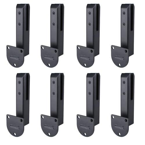 Edelstahl aus Glas, 304 Edelstahl Zapfen Glas Geländer Pfosten Klemmen for Pool Deck Treppen Balkon 4 stücke(8 pieces) von UGZPWQLNX