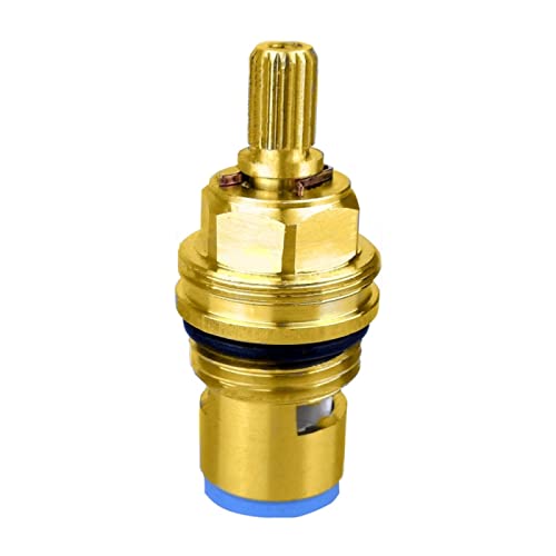 Ersetzen Sie das Messing-Ventil, 1 Stück Ersatz-Wasserhahnventile for Wasserhahnkartuschen, Messing-Keramikscheibenkartusche, Vierteldrehungs-Innenhahnventil for Badezimmer-Küchenhahn(54 * 7.6mm) von UGZPWQLNX