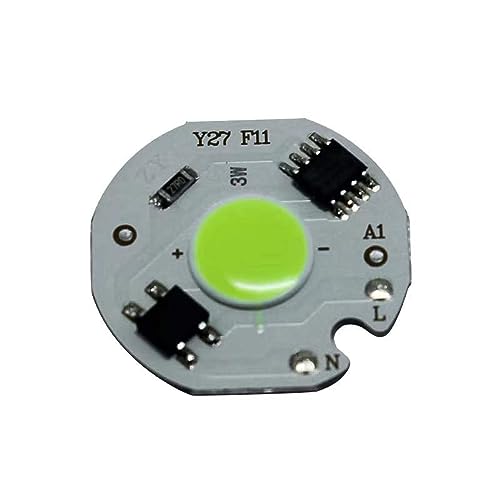Integrierter LED-Chip, 10 Stück LED COB Chips AC 220V Driverless Multicolor 3W-12W für Heimwerker (Y27 Green,12W) von UGZPWQLNX