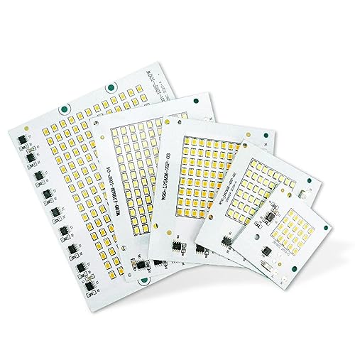 Integrierter LED-Chip, 5 Stück LED Fluter SMD2835 10W/20W/30W/50W/100W AC220-240V Outdoor 50000H(10w 220v) von UGZPWQLNX