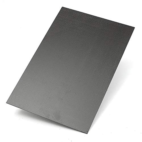 Kohlefaser-Glas, 3K-Kohlefaserplatte, schneidbar, matte Oberfläche for RC-Modelle, Dicke: 2,5 mm, 200 x (200–500) mm, 1 Stück(200mm*200mm) von UGZPWQLNX