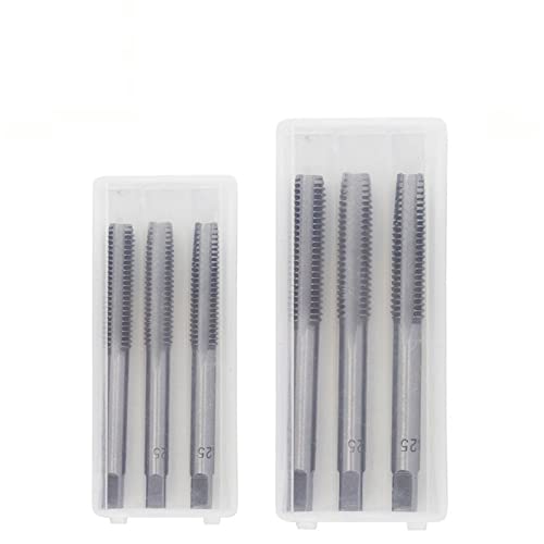 Lassen sie das hier, HSS-Maschinengewindebohrer-Set mit gerader Nut, metrisch, M2–M24, 3-teilig(3pcs M8x1.25) von UGZPWQLNX