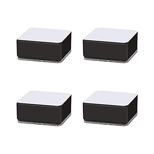 UGZPWQLNX Haltbarkeit von Toilettenpapierrollen an der Wand, 4 Stück Möbelerhöhungen Mehrfarbig 6X(3-5) cm(Black,6x3cm) von UGZPWQLNX