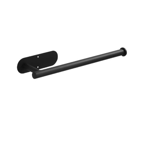 UGZPWQLNX Haltbarkeit von Toilettenpapierrollen an der Wand, Edelstahl Selbstklebender Papierrollenhalter for Küche und Badezimmer, Mehrfarbig, Set C(Black Long) von UGZPWQLNX