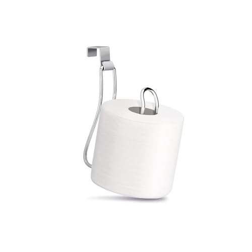 UGZPWQLNX Haltbarkeit von Toilettenpapierrollen an der Wand, Hängender Papierhandtuchhalter Silber ohne Bohren for Küche und Bad(A) von UGZPWQLNX