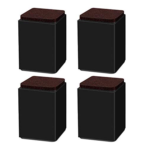 UGZPWQLNX Haltbarkeit von Toilettenpapierrollen an der Wand, Kohlenstoffstahl-Möbelbeine, mehrfarbige mehrfache Größen, Selbstklebende, verstellbare Höhe(Black,60x102mm) von UGZPWQLNX