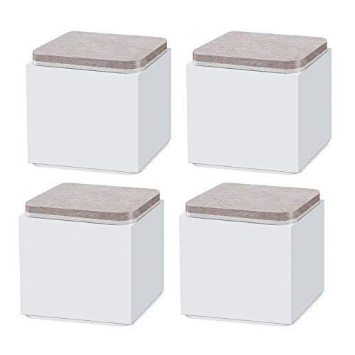UGZPWQLNX Haltbarkeit von Toilettenpapierrollen an der Wand, Kohlenstoffstahl-Möbelbeine, mehrfarbige mehrfache Größen, Selbstklebende, verstellbare Höhe(White,60x52mm) von UGZPWQLNX