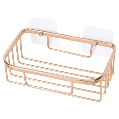 UGZPWQLNX Haltbarkeit von Toilettenpapierrollen an der Wand, Papierhandtuchhalter mit Saugnapf zur Wandmontage, Mehrfarbig, 18,7 x 12,7 cm(Golden) von UGZPWQLNX