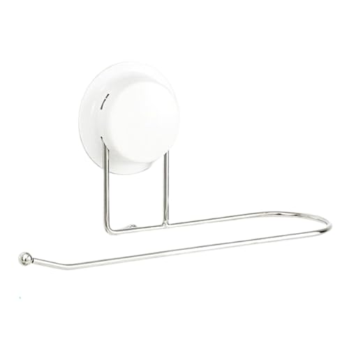 UGZPWQLNX Haltbarkeit von Toilettenpapierrollen an der Wand, Papierrollenhalter mit Saugnapf aus Edelstahl for Bad und Küche, Mehrfarbig(A) von UGZPWQLNX