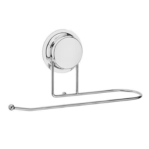 UGZPWQLNX Haltbarkeit von Toilettenpapierrollen an der Wand, Papierrollenhalter mit Saugnapf aus Edelstahl for Bad und Küche, Mehrfarbig(B) von UGZPWQLNX