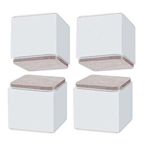 UGZPWQLNX Haltbarkeit von Toilettenpapierrollen an der Wand, Quadratische Möbelbeine aus Kohlenstoffstahl, selbstklebend, zur Erhöhung der Höhe, Mehrfarbig, mehrere Größen(White,60x52cm) von UGZPWQLNX