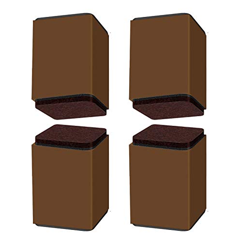 UGZPWQLNX Haltbarkeit von Toilettenpapierrollen an der Wand, Quadratische Selbstklebende Möbelbeine, Mehrfarbig, mehrere Größen, 4er-Pack(Bruin,60x102cm) von UGZPWQLNX