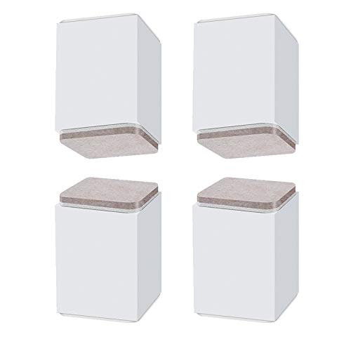UGZPWQLNX Haltbarkeit von Toilettenpapierrollen an der Wand, Quadratische Selbstklebende Möbelbeine, Mehrfarbig, mehrere Größen, 4er-Pack(White,40x52cm) von UGZPWQLNX