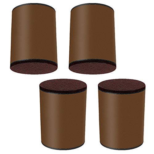 UGZPWQLNX Haltbarkeit von Toilettenpapierrollen an der Wand, Selbstklebende Möbelbeine, 4er-Pack, Mehrfarbig, mehrere Größen, 2000 kg Tragkraft(Bruin,40x52cm) von UGZPWQLNX