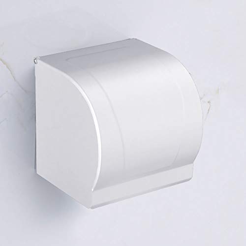 UGZPWQLNX Haltbarkeit von Toilettenpapierrollen an der Wand, Toilettenpapierhalter Wandhalterung Space Aluminium Silber(A) von UGZPWQLNX