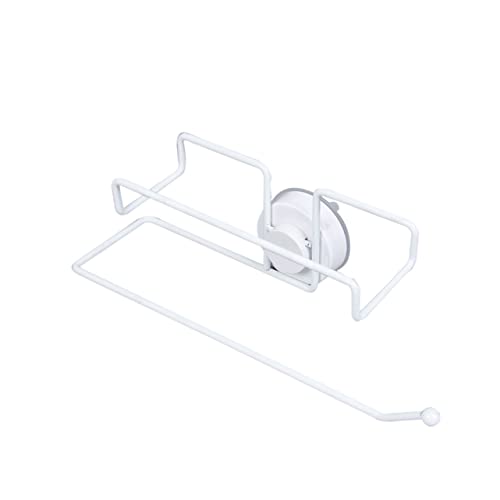 UGZPWQLNX Haltbarkeit von Toilettenpapierrollen an der Wand, Toilettenpapierhalter mit Saugnapf zur Wandmontage, Weiß, Größe M(White) von UGZPWQLNX
