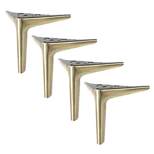UGZPWQLNX Moderne Metallsofa Beine, DIY Metal Furniture Legs 4 Pcs Multicolor 12-25cm for Replacement(Bronze,19cm(7.5in)) von UGZPWQLNX