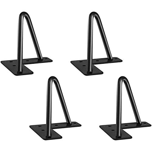 UGZPWQLNX Moderne Metallsofa Beine, Mid-Century Industrial Metal Hairpin Legs for DIY Furniture Gourd Shape Multiple Sizes(10cm/3.9in) von UGZPWQLNX