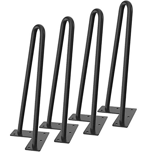 UGZPWQLNX Moderne Metallsofa Beine, Mid-Century Industrial Metal Hairpin Legs for DIY Furniture Gourd Shape Multiple Sizes(45cm/17.7in) von UGZPWQLNX