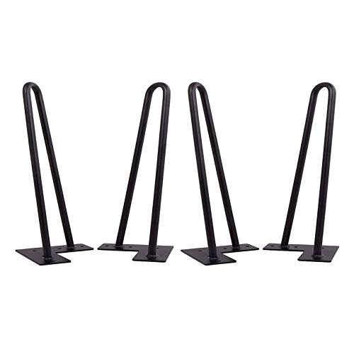 UGZPWQLNX Moderne Metallsofa Beine, Mid-Century Industrial Metal Hairpin Legs for DIY Furniture Gourd Shape Multiple Sizes(50cm/19.6in) von UGZPWQLNX
