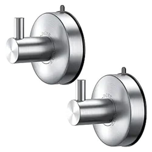 UGZPWQLNX Saugen geknüpft, 304 Edelstahl Saugnapfhaken for Handtücher, 1er- oder 2er-Pack(2 Pack) von UGZPWQLNX