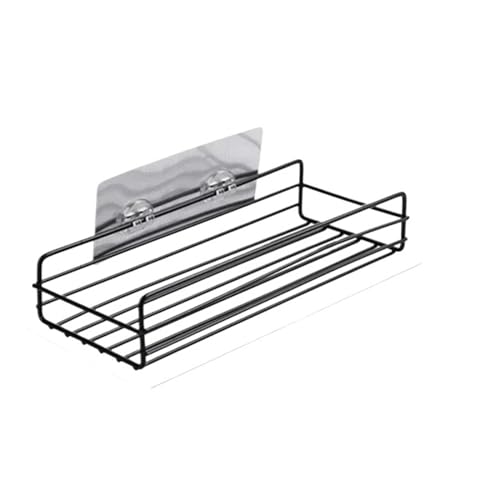 UGZPWQLNX Saugen geknüpft, Duschregal ohne Bohren, Saugnapf, for Bad und Küche, mit 4 Aufklebern, mehrfarbig(B (1pc)) von UGZPWQLNX