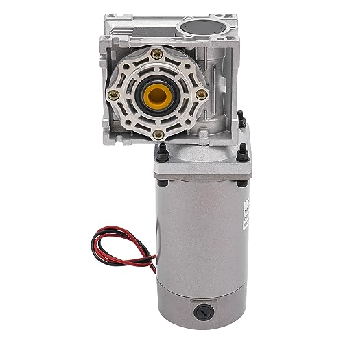 300W 7.5K Getriebemotor DC 24V Schneckengetriebemotor Elektrischer Worm Gear Reducer Motor Hoher Wirkungsgrad mit Umkehrfunktion Einstellbare Geschwindigkeit von UHDUIG