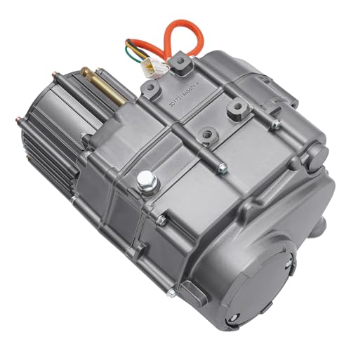 Elektromotor-Kit Leistungsstarker Brushless Motor 4-Gang Energiesparend mit Controller und Throttle eignet sich für die Umrüstung von Strandautos, Elektromotorrädern (60, Volt) von UHDUIG