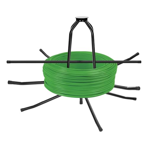 Rohrhaspel Abrollgerät Fußbodenheizungs Rohraufwickler Rohrabroller Abwickler als Standgerät Einstellbares Durchmesser für Kabel Aufroller Rohr PEX PERT bis 200kg von UHDUIG