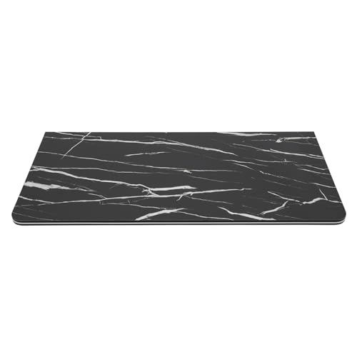 UHDUIG Klappbarer Wandschreibtisch Rechteckige Wandmontierter Klapptisch mit Pop-up-Verbindung Arbeitstisch kann als Esstisch, Bürotisch, Schreibtisch, Laptoptisch (Schwarz, 80x40cm) von UHDUIG