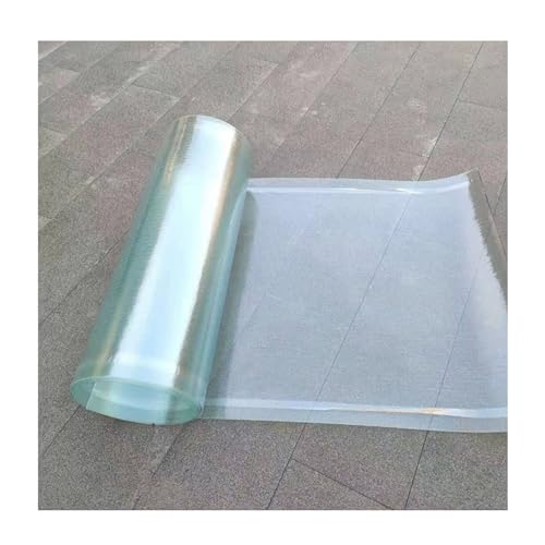 UHEKC Klares Polycarbonat -Dachfeld 0,8 mm Regensichere Isolierung Flammhemmung for Takelin Leicht zu biegen geschnitten for den Gartenzustand landete Baldachin(0.7x20m) von UHEKC