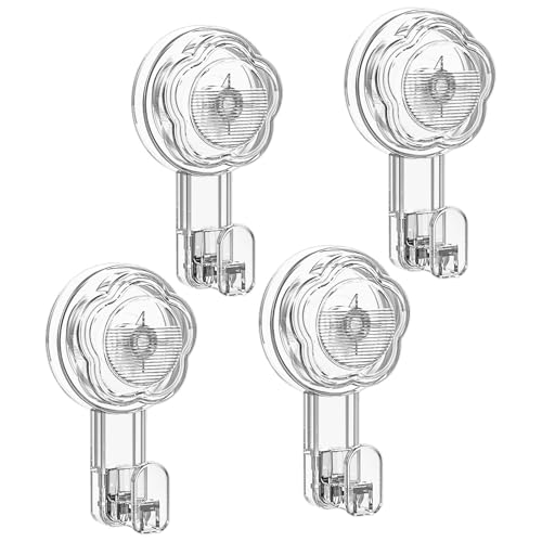 UHETLET 4 Stück Saugnapf haken bad Extra Stark haken mit Saugnapf Dusche Saughaken Ohne Bohren Max 2.5 KG Saugnapfhaken Wiederverwendbar Towel Hooks Suction für Fenster Glas Bad Küche Badezimmer UHETLET 4 Stück Saugnapf haken bad Extra Stark haken mit Saugnapf Dusche Saughaken Ohne Bohren Max 2.5 KG Saugnapfhaken Wiederverwendbar Towel Hooks Suction für Fenster Glas Bad Küche Badezimmer von UHETLET