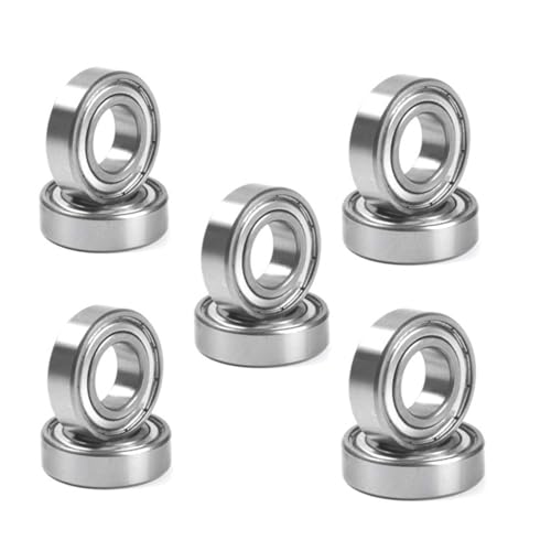 10 Stück 603-699 Miniatur-Rillenkugellager 604 605 606 608 624 626 627 628 686 687 688 692 693 694 696 ZZ 2RS Lager(ZZ,ABEC 3_686-6X13X5MM) von UHHIKSRA