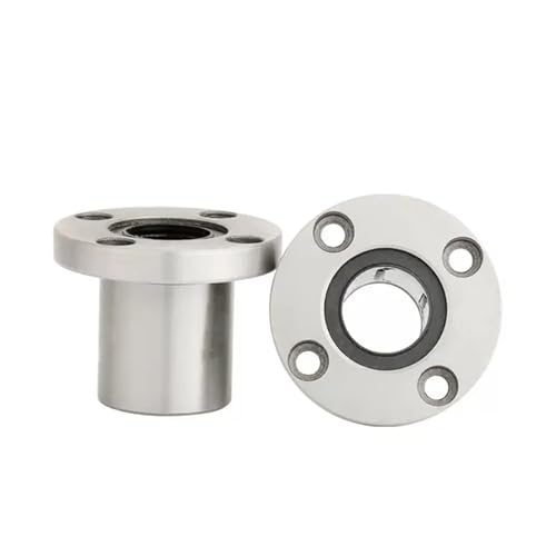 1PCS LMEF12/16/20/2/30/40UU Europäische standard flansch rund flansch führung linear lager(LMEF12..UU) von UHHIKSRA