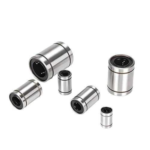 UHHIKSRA 4/10 Stück LM3UU LM4UU LM5UU LM6UU LM8UU LM10UU LM5L LM6LUU LM8LUU Linear-Kugellager verlängert 3-16 mm CNC-Teile geeignet für CNC-3D-Drucker (4Pcs, LM4UU 4x8x12) von UHHIKSRA