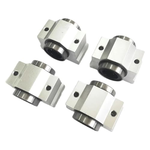 UHHIKSRA Set mit 4 Lagern SC8VUU SC10VUU SC10V SC12VUU SC13VUU SCV16 SC20VUU Gehäuse für DIY Linearlager Geeignet für 10 mm Gleitlinearlager (SC12VUU 12mm) von UHHIKSRA