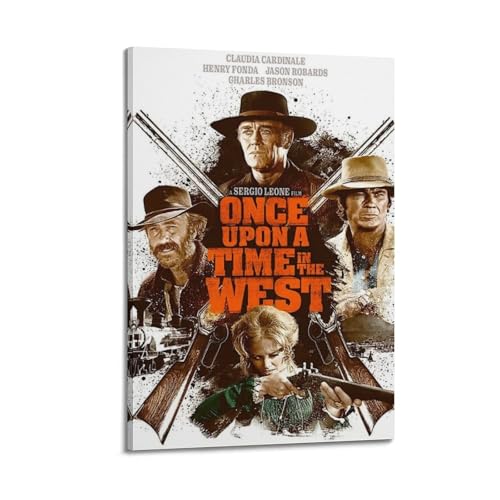 UHHYFVN Filmposter "Once Upon A Time in The West" von 1968, Wandkunst, dekoratives Gemälde, Poster, 60 x 90 cm, Rahmenstil UHHYFVN Filmposter "Once Upon A Time in The West" von 1968, Wandkunst, dekoratives Gemälde, Poster, 60 x 90 cm, Rahmenstil von UHHYFVN