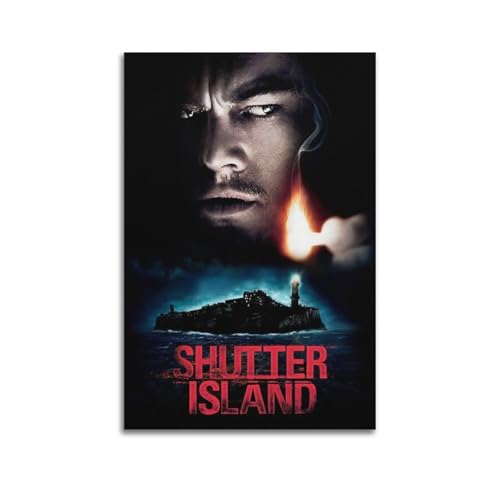 UHHYFVN Filmposter "Shutter Island", Wandkunst, dekoratives Gemälde, Schlafzimmer, 30 x 45 cm, ungerahmt, 2 Stück UHHYFVN Filmposter "Shutter Island", Wandkunst, dekoratives Gemälde, Schlafzimmer, 30 x 45 cm, ungerahmt, 2 Stück von UHHYFVN