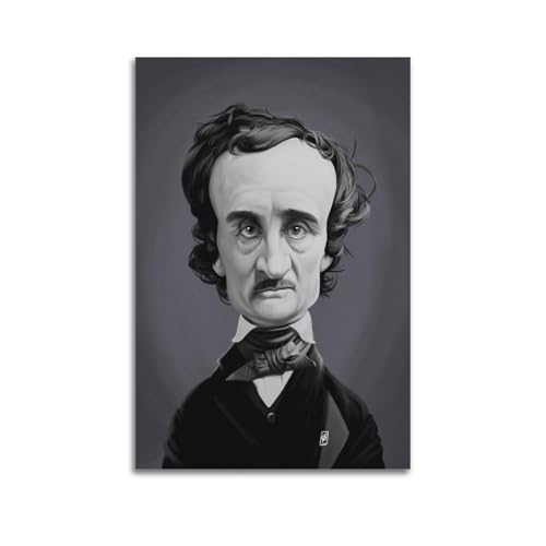 UHHYFVN Poster mit Autor, Edgar Allan Poe, Wandkunst, dekoratives Gemälde, Schlafzimmer, 20 x 30 cm, ungerahmter Stil UHHYFVN Poster mit Autor, Edgar Allan Poe, Wandkunst, dekoratives Gemälde, Schlafzimmer, 20 x 30 cm, ungerahmter Stil von UHHYFVN