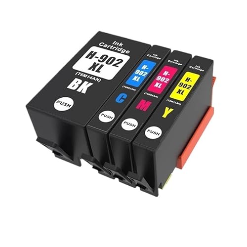 UHJFDX 902XL passend for 902 kompatible Tintenpatronen passend for Drucker Pro 6950 6958 6960 6962 6968 6961 6963 6964 6966 Drucker(2SET) von UHJFDX