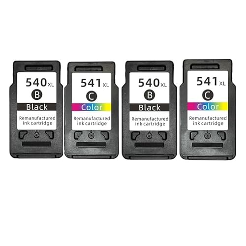 UHJFDX PG540 CL541 Tinte patrone Fit for MG3500 MG4250 MX375 MX435 MX455 MX515 MX525 Drucker Fit for pg540XL cl541XL(2 Black) von UHJFDX